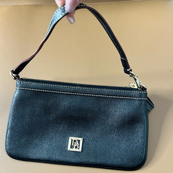 Dooney & Bourke Black Leather Wristlet - Picture 5 of 10